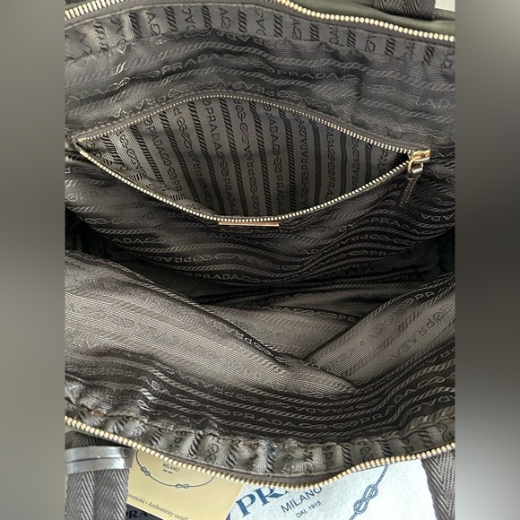 PRADA Tessuto Bag Khaki Green - Picture 6 of 13